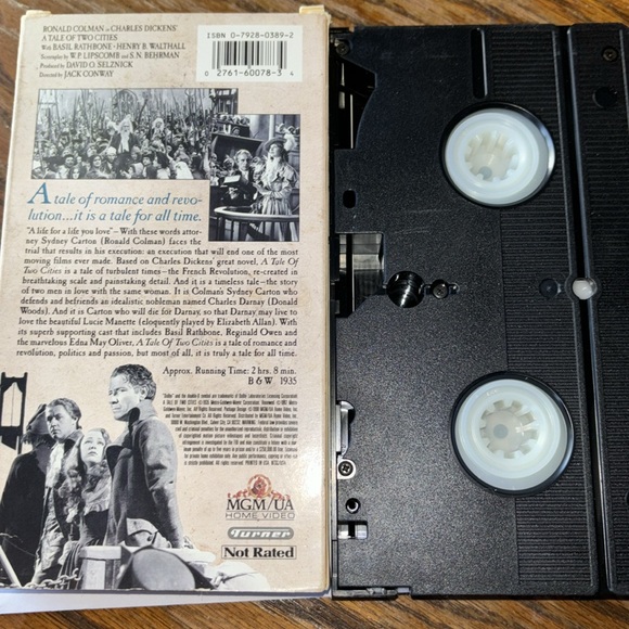 EUC vintage VHS A Tale of Two Cities MGM/UA Home Video works Ronald Coleman - Picture 2 of 4
